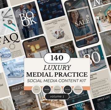 Luxury Medical Practice Kit – 140 Posts